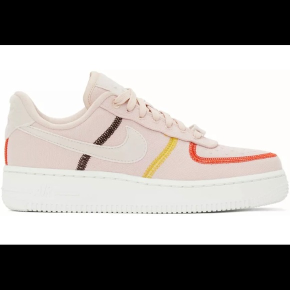 Nike Air Force 1 '07 LX Stitched Canvas Red CK6572 - Picture 2 of 9